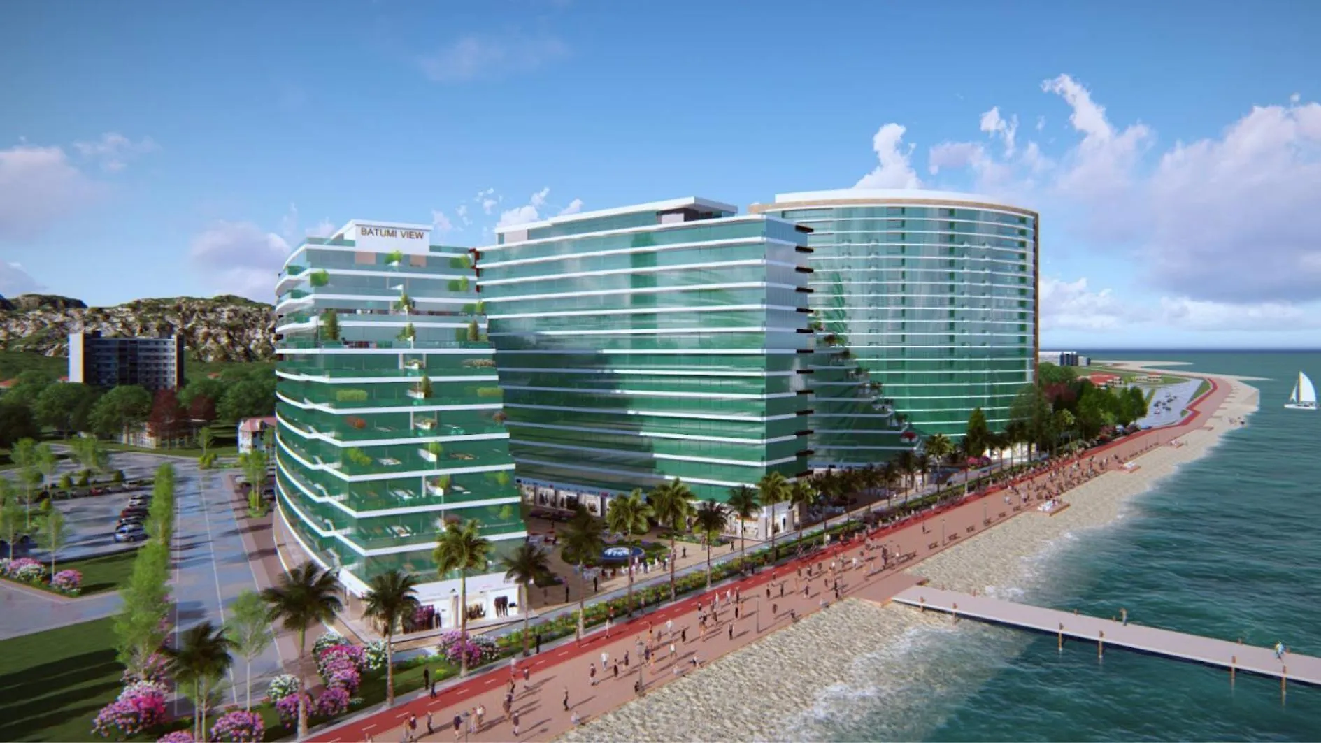 Modern Apartments On The Seacoast, Batumi View